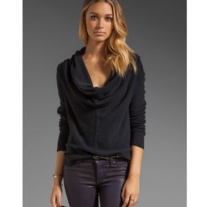 Vince Drape Front Cowl Neck Sweater EUC