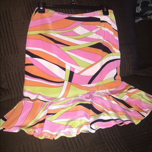 Talbots Petites silk skirt
