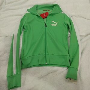 Puma kelly green jacket.