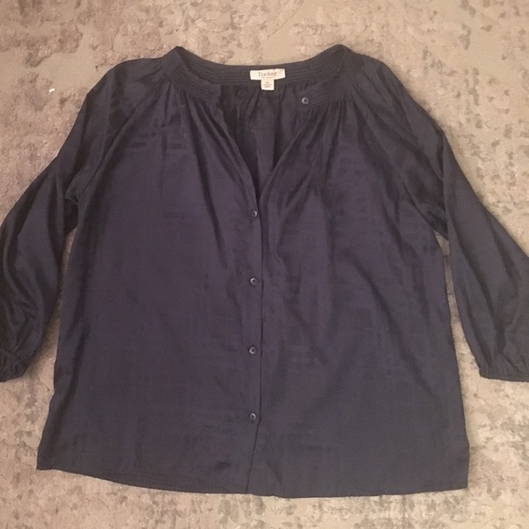 Tucker for Target navy blouse