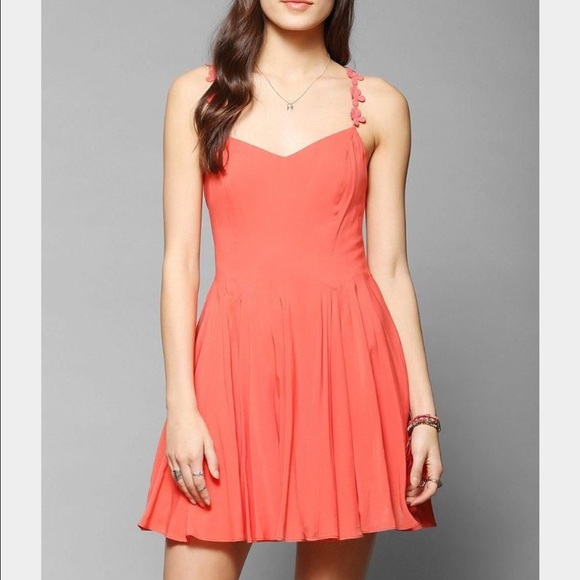 Coral Kimchi Blue Daisy Strap Dress - Picture 1 of 4