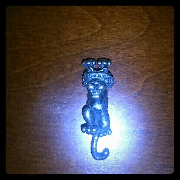 Sterling silver tiger pendent