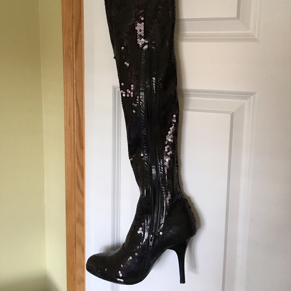 Over the knee boots.