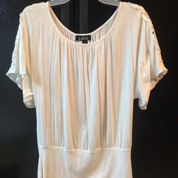 Small white work shirt