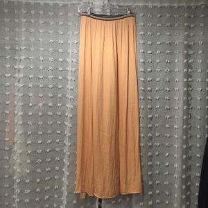 Zara Peach maxi skirt