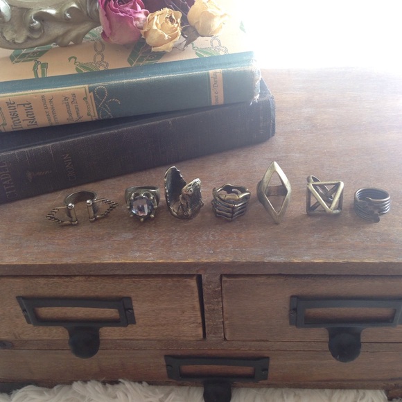 Distressed Bronze Rings - One Ring - Picture 1 of 4