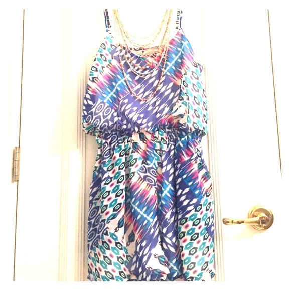 Multicolor summer romper!