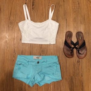 Light Blue Hollister Shorts