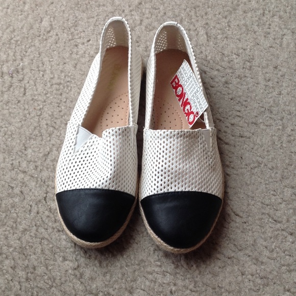 Black and white flats