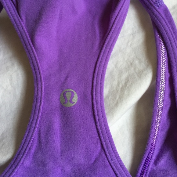 Lululemon racer back tank in purple - Picture 2 of 3