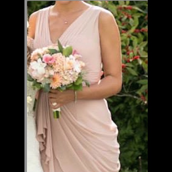 Waters Peach Chiffon Dress REDUCED