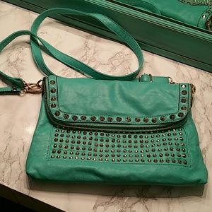 Teal crossbody purse