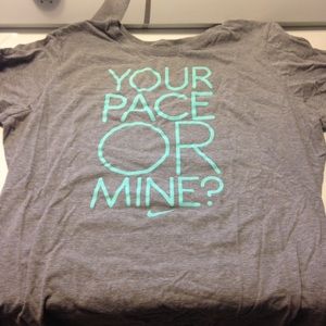 Slim fit Nike workout shirt