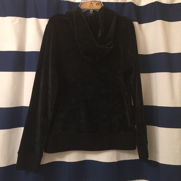 Black Velour BCBG hoodie - Picture 3 of 3