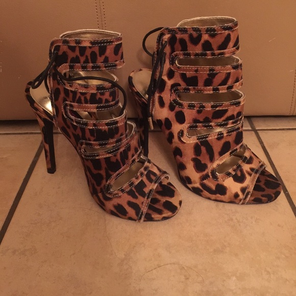 Leopard heels