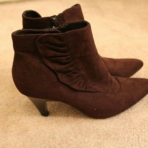 Kim Rogers Brown Booties