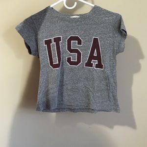 Brandy Melville 'USA' Tee