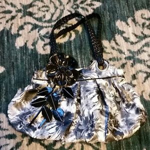 Girly floral hobo style bag