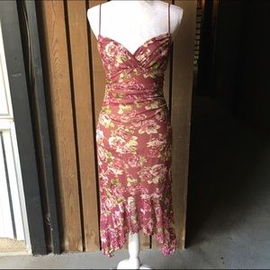 Feminine Rose Floral Dress