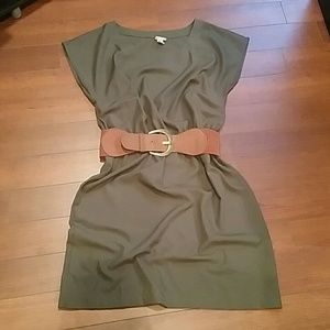 Adorable olive green dress