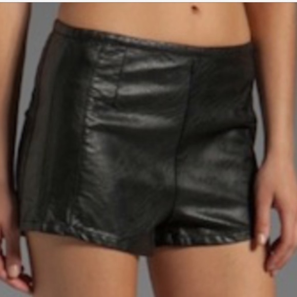 Blank NYC Vegan leather shorts. Size 28.