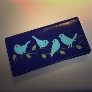 Cute Blue Bird Wallet