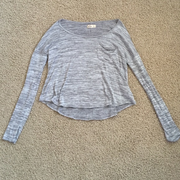 Hollister flowy crop top