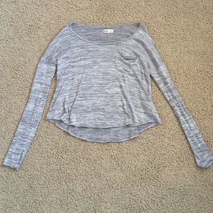 Hollister flowy crop top