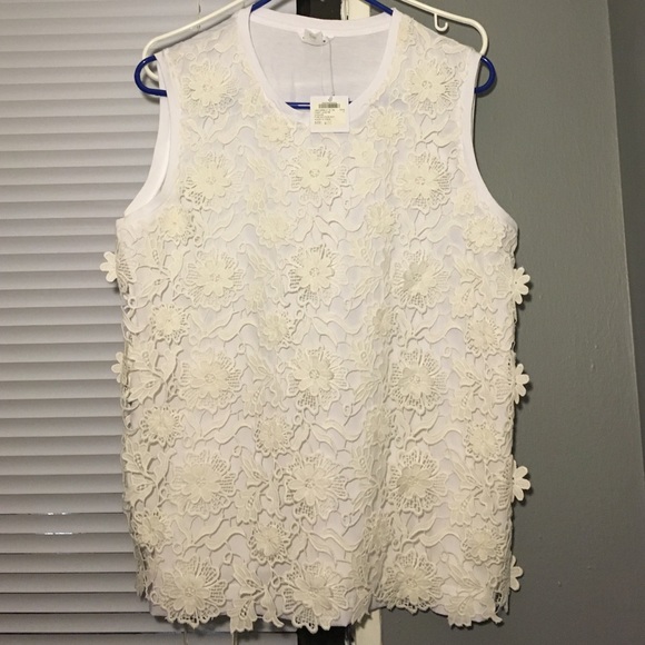 Club Monaco Casey lace Tee