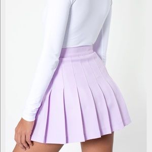 ❌SOLD❌American Apparel Lilac tennis skirt