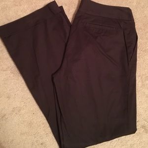 Chocolate brown trousers