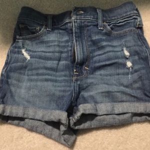 High Waist Shorts / Denim / Hi Rise