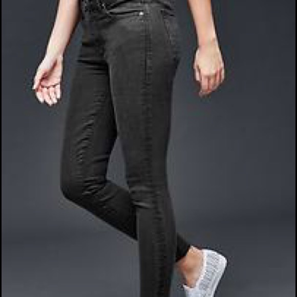 Gap always skinny greyish black jeans