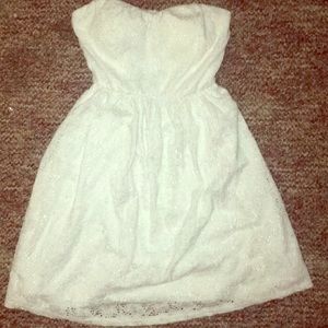 Lace summer mini dress