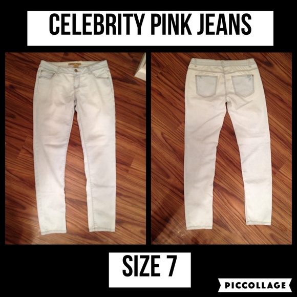 Celebrity pink jeans - size 7