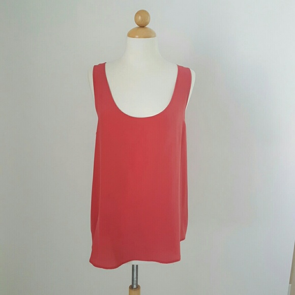 French Connection Silk Mauve Tank/Blouse
