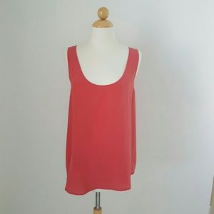 French Connection Silk Mauve Tank/Blouse