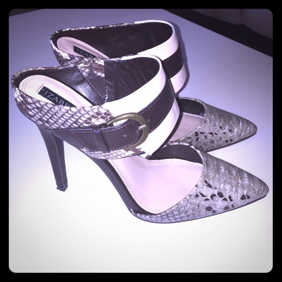 Soft leather snakeskin