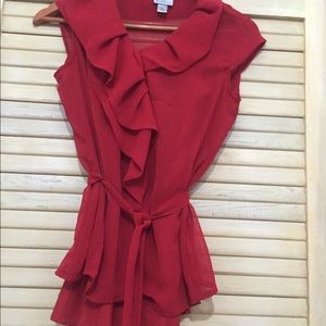 Pretty red blouse