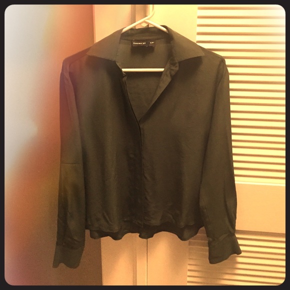 Green Karina Grimaldi silk top