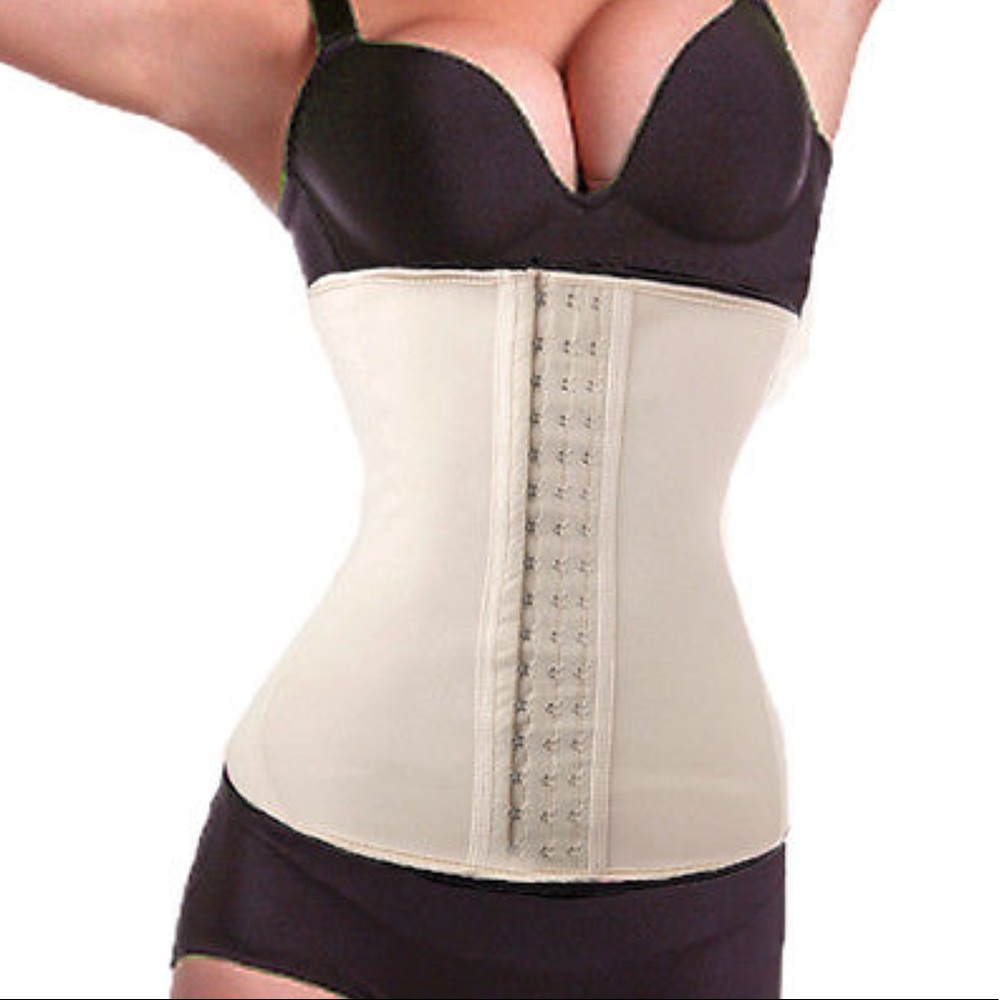 100% Latex 9 Steel Bones Waist Trainer
