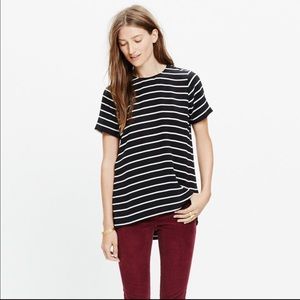 Madewell Striped Tailored Tee