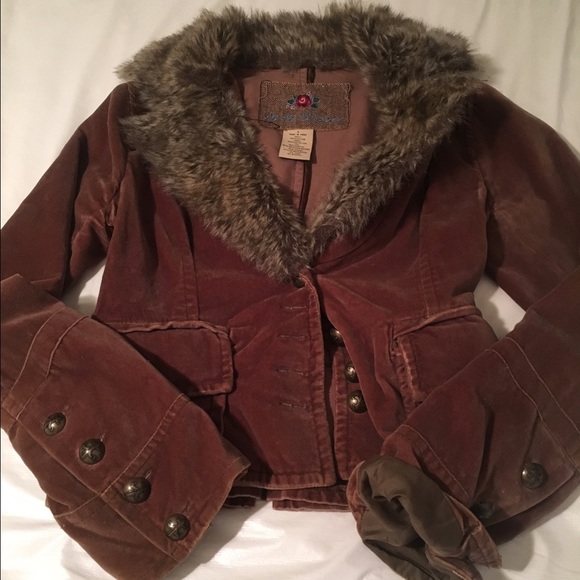 Faux fur jacket