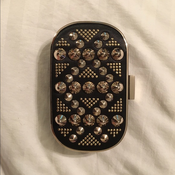 Aldo gold studded clutch