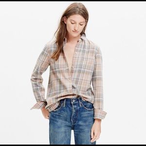 Madewell Boyfriend Plaid Shirt