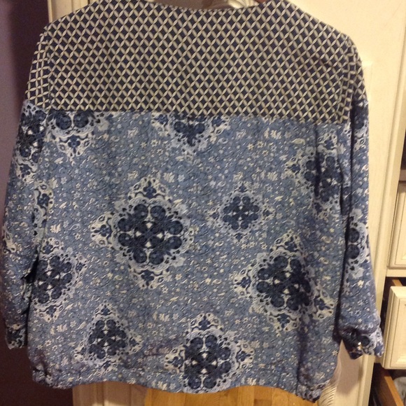 Patterned bomber jacket - Picture 2 of 2