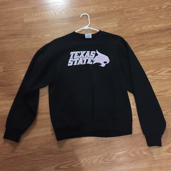 Texas state black sweatshirt