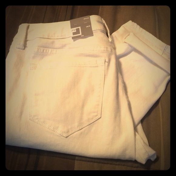 Sexy White Hot Stretchy Skinny Jeans