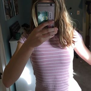pink striped Sammy top