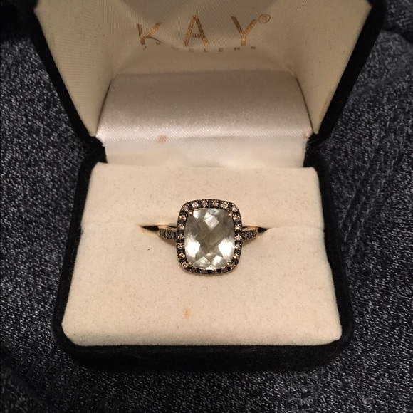 Green Amethyst Ring